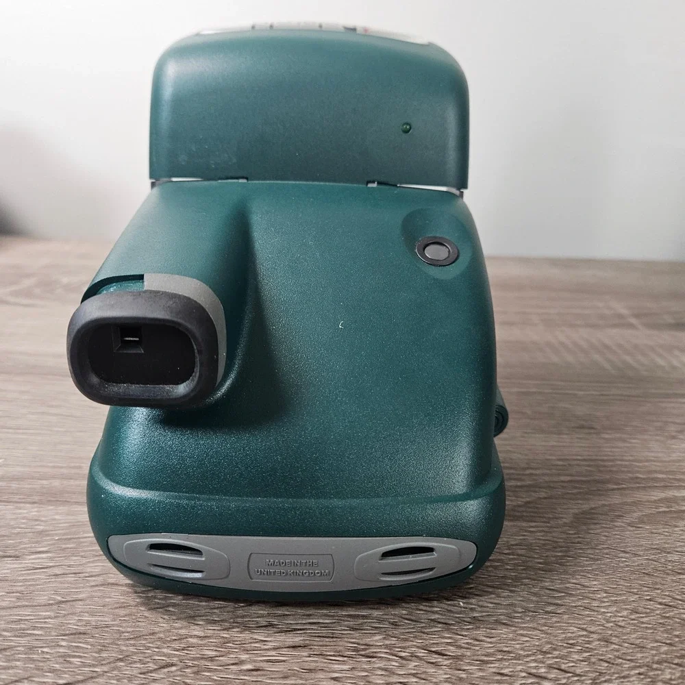 Vintage Polaroid One Step Express 600 Instant Film Camera Hunter Green with bag